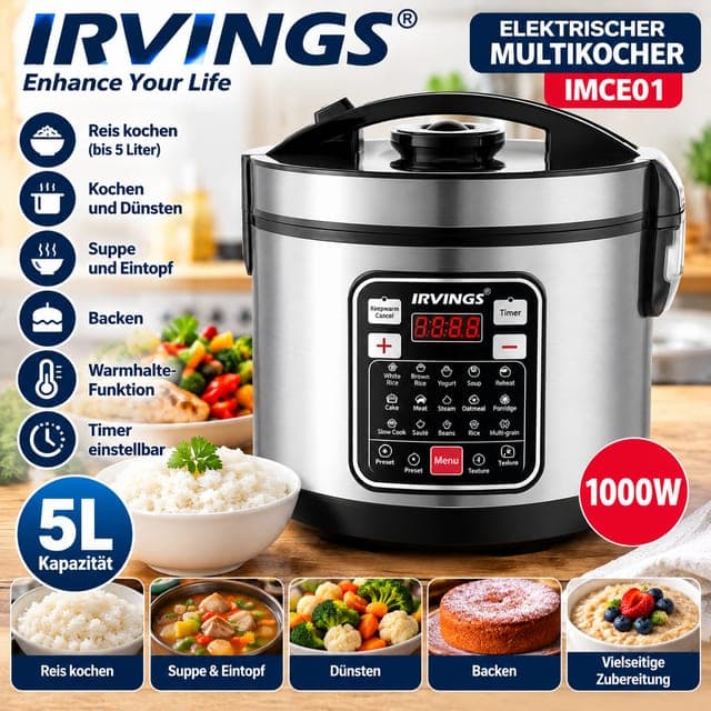Irvings Electric Multi Cooker – Bild 1