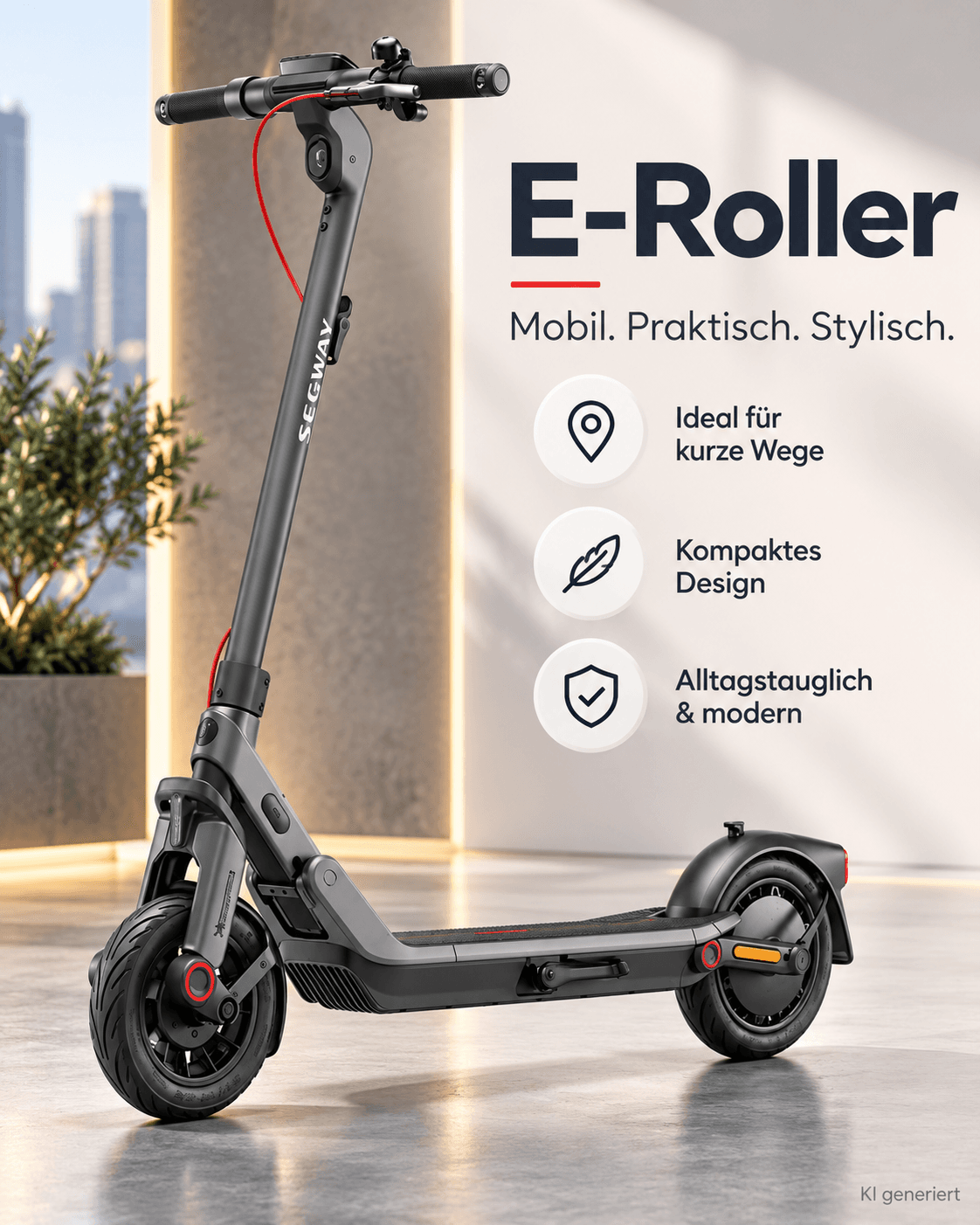 Segway E-Roller · Mobil. Praktisch. Stylisch.