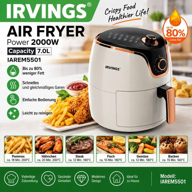 Irvings Air Fryer – Bild 1