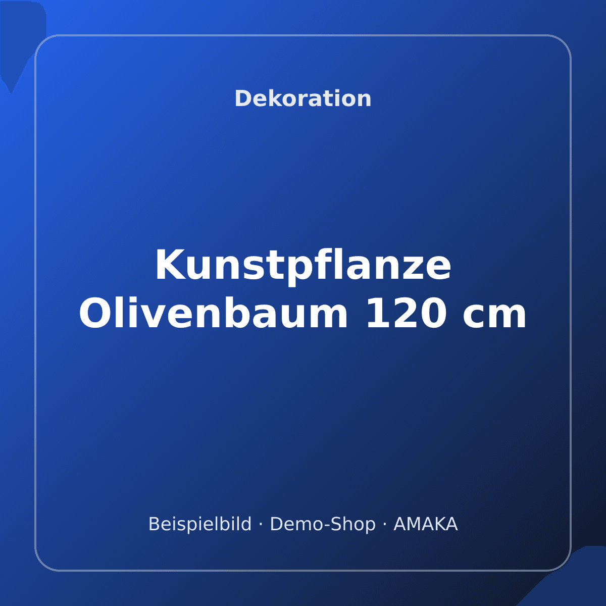 Kunstpflanze Olivenbaum 120 cm – Bild 1