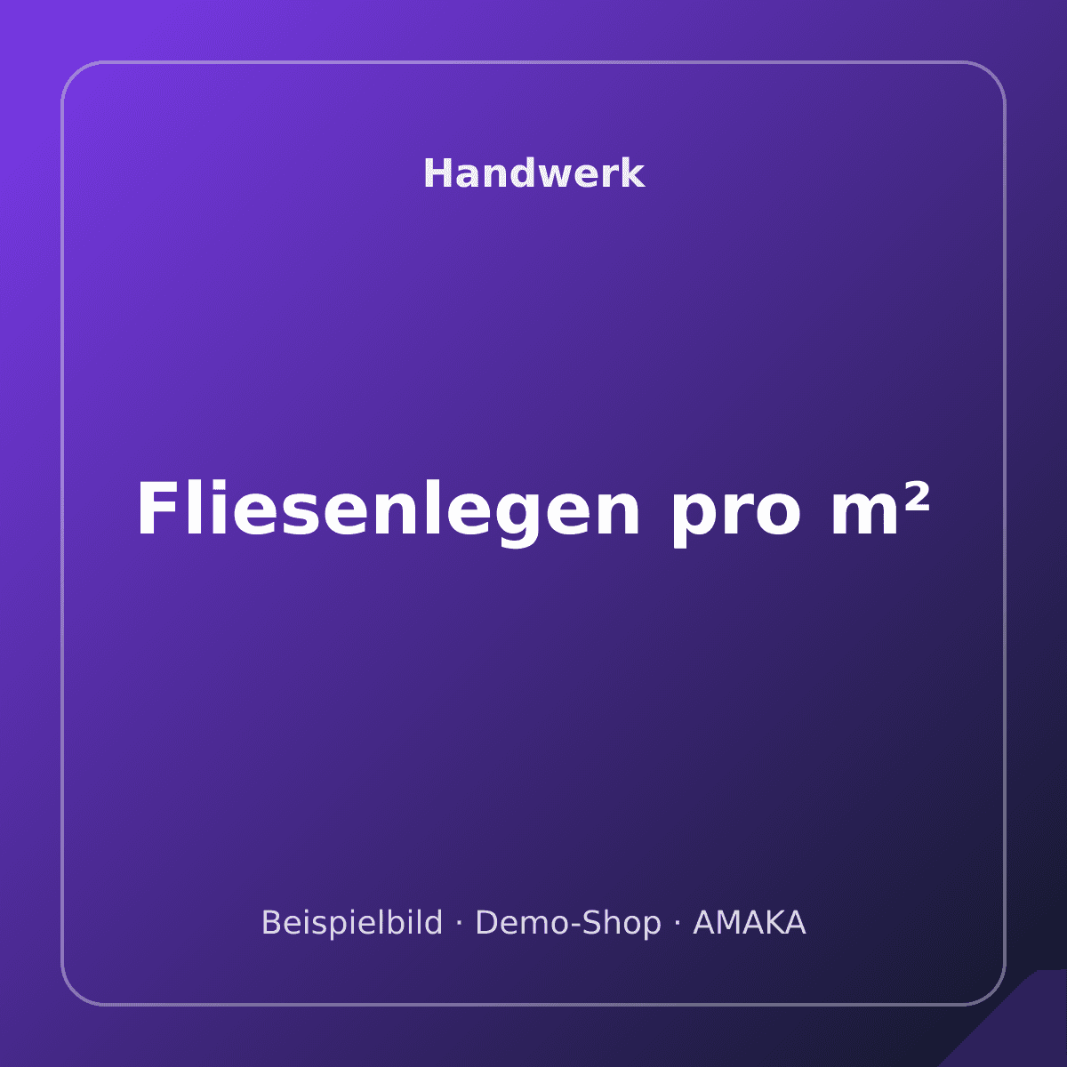 Fliesenlegen pro m² – Bild 1