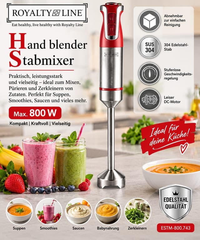 Royalty line Hand Blende Stabmixer – Bild 1