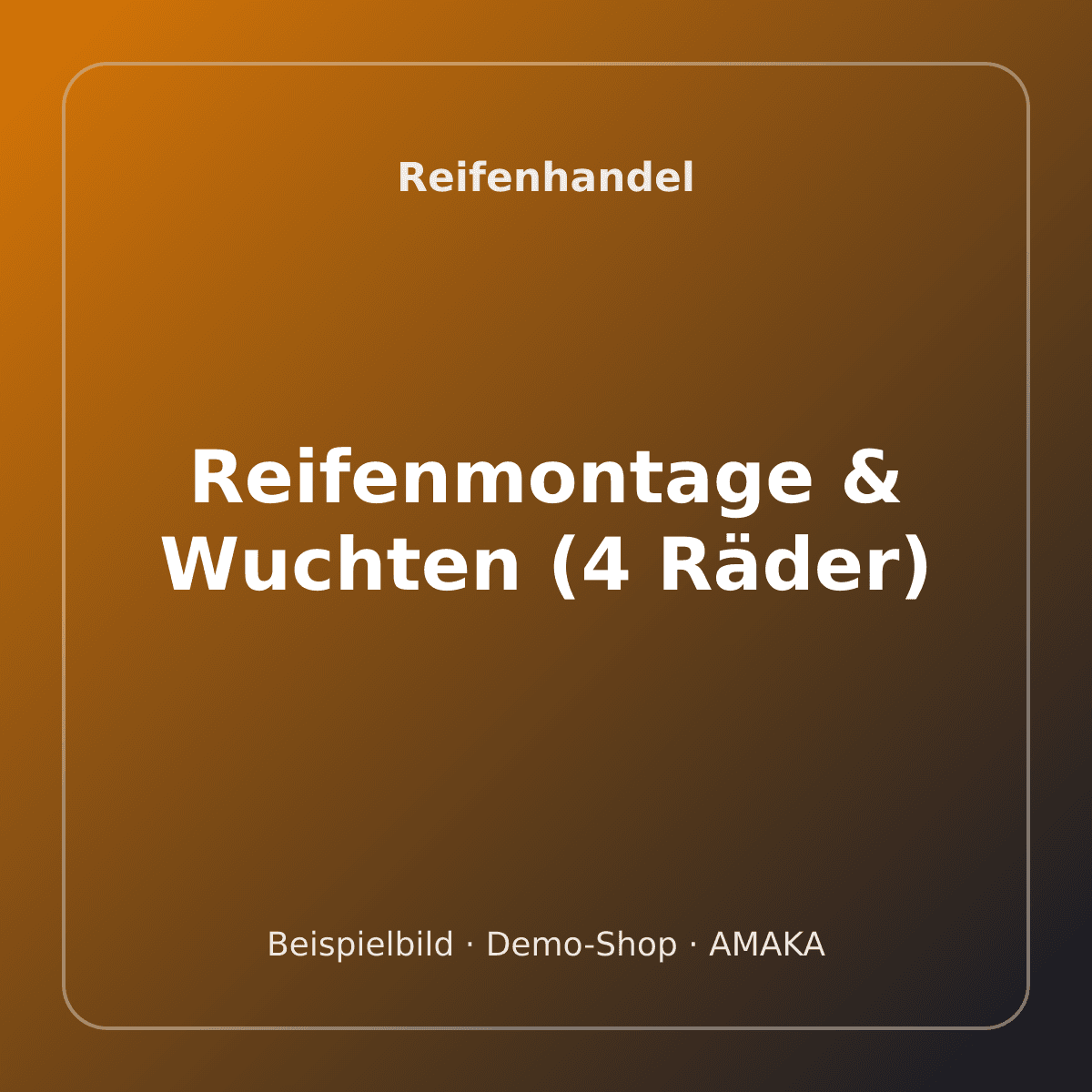 Reifenmontage & Wuchten (4 Räder) – Bild 1
