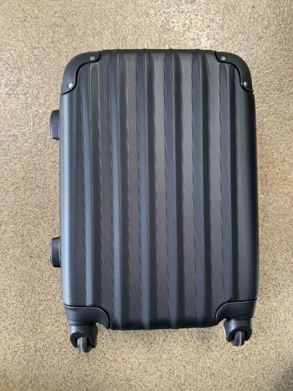 Hartschalen-Koffer Trolley schwarz 4-Rad ABS (Reisekoffer)