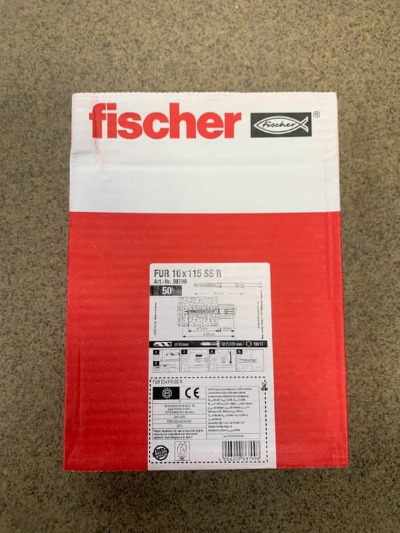 Fischer Befestigungs-Dübel HM-Linie ETA-13/0235 (Beton Class A1, B-Ware)