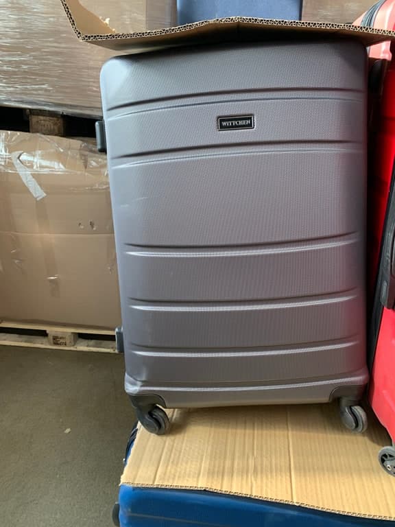Wittchen Hartschalen-Koffer Trolley grau ABS 4-Rad (Reisekoffer)