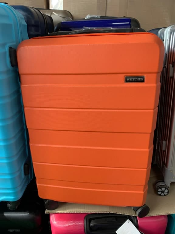 Wittchen Hartschalen-Koffer Trolley orange ABS 4-Rad Medium-Size (Reisekoffer)