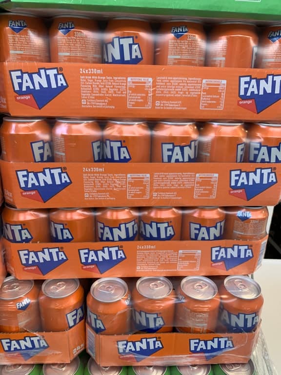 Fanta Naranja (Orange) 33 cl Dose – 24er-Pack