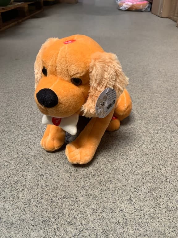 Rainbow-Elch NINO Sprechendes Plüschtier Hund (Art. 75750, Batch JW160819)