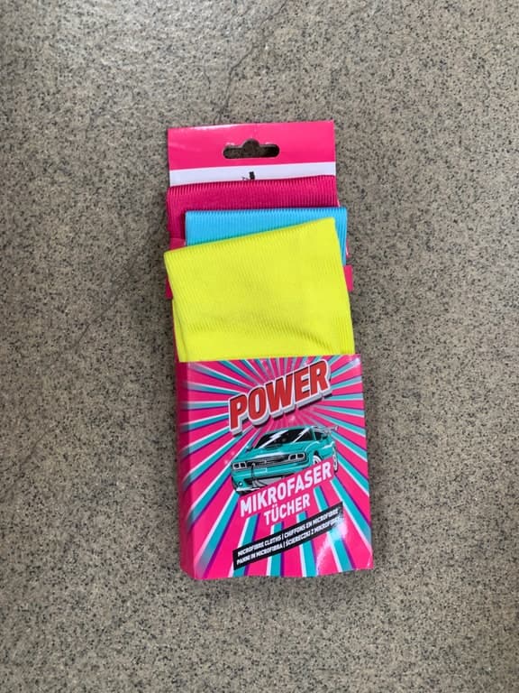 Nigrin Auto-Pflege 3-Stück-Set (Art. 682414, Charge 1023, pinker Karton)