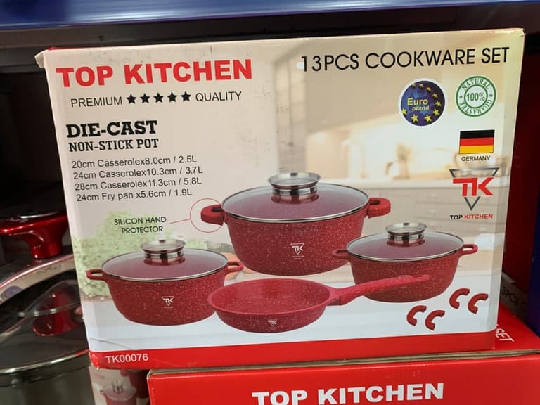 Top Kitchen Cookware-Set 13-tlg. – Pfannen & Töpfe