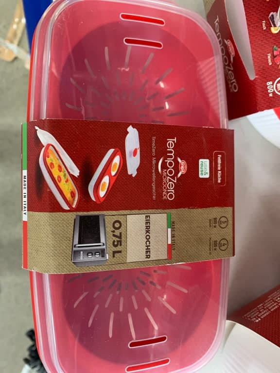 Snips TempoZero Microonde Eierkocher 0,75L Mikrowellen-Geschirr Made in Italy