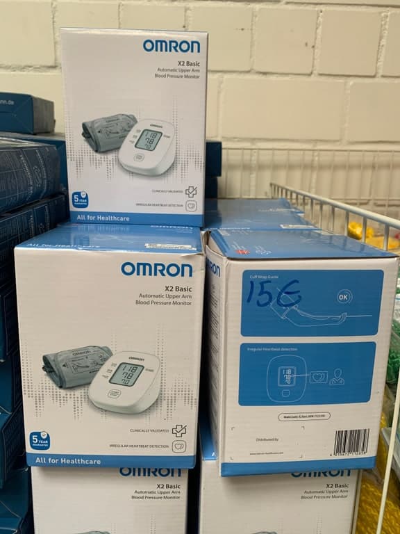Omron X2 Basic Oberarm-Blutdruckmessgerät (HEM-7121J-E0)