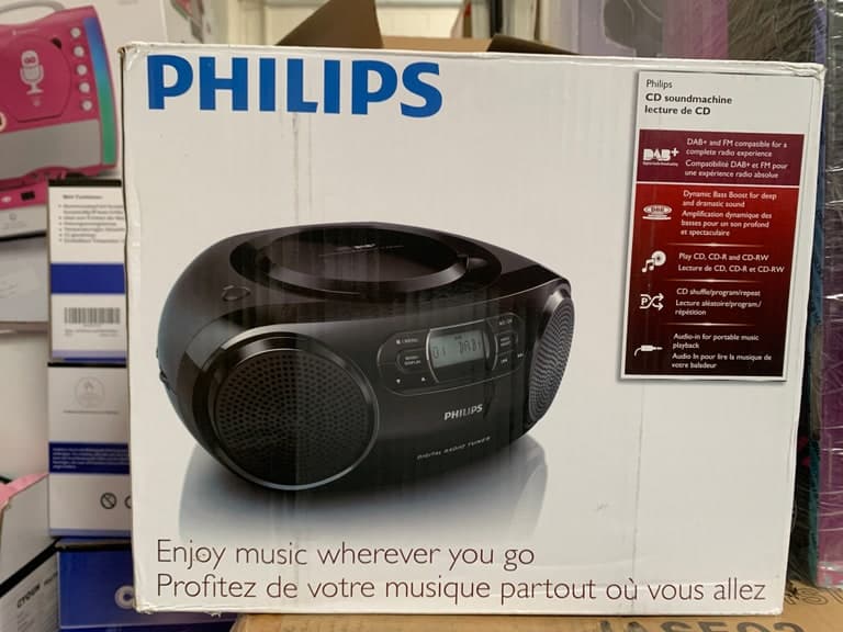 Philips Tragbares CD-Radio mit DAB+ / FM (CD-Soundmaschine)